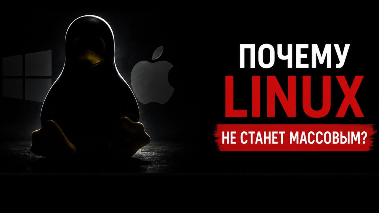 ПОЧЕМУ LINUX НИКОГДА НЕ СТАНЕТ ПОПУЛЯРНЕЕ WINDOWS? ВСЯ ПРАВДА ? смотреть онлайн