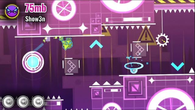"75mb" by Show3n (Easy Demon) (3 coins) | Geometry Dash. смотреть онлайн