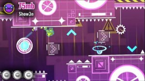 «75mb» by Show3n (Easy Demon) (3 coins) | Geometry Dash.