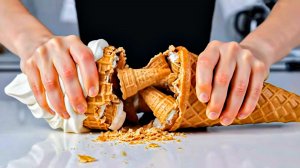 Какую Гигантскую сюрприз еду выберешь ? 🍔😊 Невероятно приятная ИИ-анимация как Мультики!