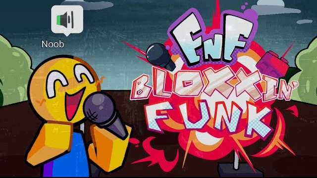 FNF BLOXXIN'FUNK | Прохождение песни VS Noob (Mic Funk Song - V1) 🧱🎤 смотреть онлайн