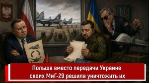 Польша вместо передачи Украине своих МиГ-29 решила уничтожить их