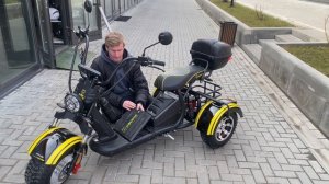 Обзор электроскутера SIBERTON PRO TRIKE #тренд #самокат #скутер #электроскутер #обзор #citycoco