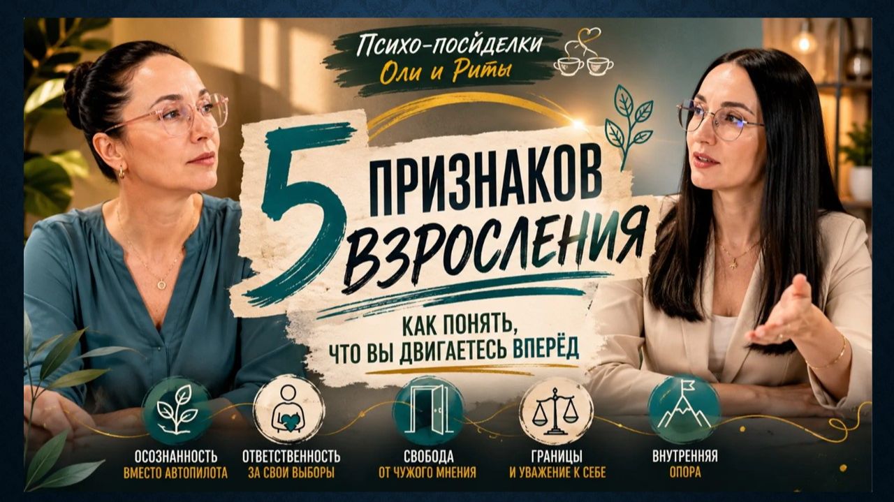 5 признаков взрослости. Почему я в душе не повзрослел?
