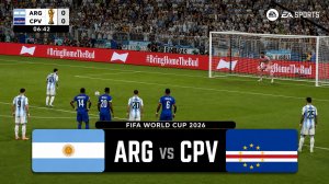 Аргентина — Кабо-Верде | FIFA World Cup 2026 | WC26 Football Match | FC26 Gameplay