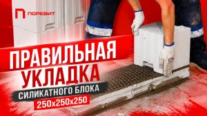 Так кладут силикатные блоки профессиональные каменщики: правильная кладка за 36 секунд