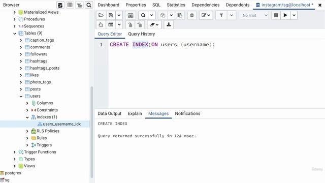 4. Creating an Index смотреть онлайн