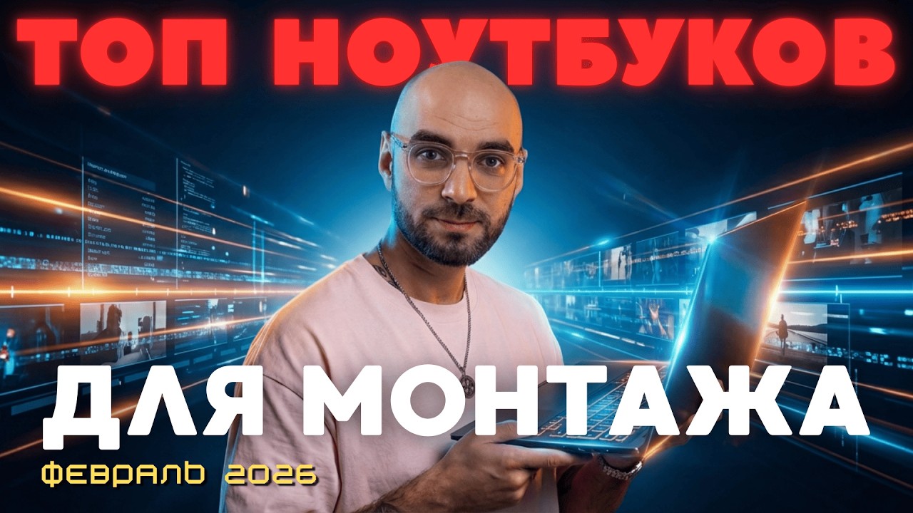 ТОП 10 НОУТБУКОВ 2026 для ВИДЕОМОНТАЖА
