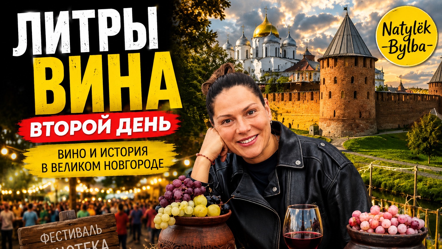 ЛИТРЫ ВИНА И ДРЕВНИЙ НОВГОРОД! САМЫЙ НАСЫЩЕННЫЙ ДЕНЬ НАШЕГО ПУТЕШЕСТВИЯ 🚘 смотреть онлайн