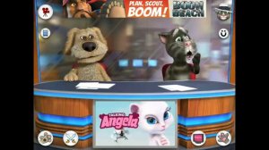 Talking News! Говорящий Том и говорящий Бен! Разборки в прямом эфире! Talking Tom