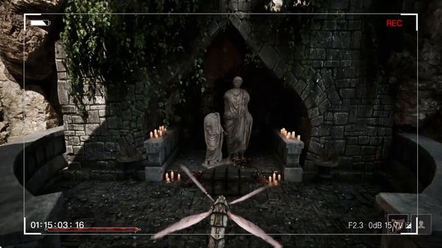 Сундук за разрушенным мостом в горном форте в игре Gothic 1 Remake