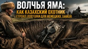 ВОЛЧЬЯ ЯМА: Как казахский охотник строил ловушки для немецких танков