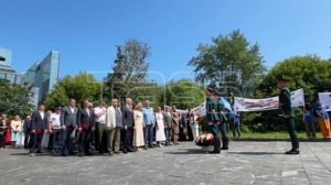 Завершение автопробега «Города-герои - города героев» в Москве