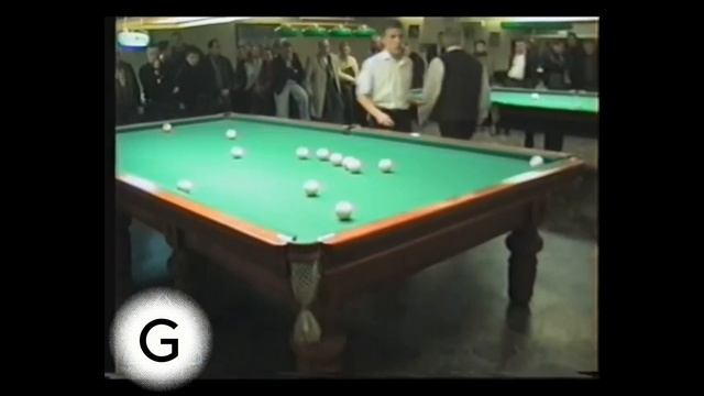 Бильярд из раннего.1999 Чемпионат России .. Русская Пирамида, Сталев - Соснин