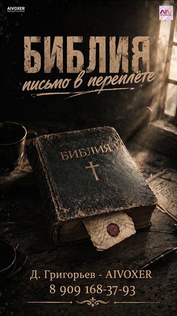Библия — Письмо в переплёте | Песня о надежде и вере | Христианская музыкальная баллада - AIVOXER