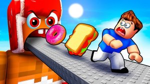 НАКОРМИ ГИГАНТА или ОН ТЕБЯ СЪЕСТ в РОБЛОКС! 😱🍔 - (ВЛАДУС ИГРАЕТ) #Roblox #Роблокс
