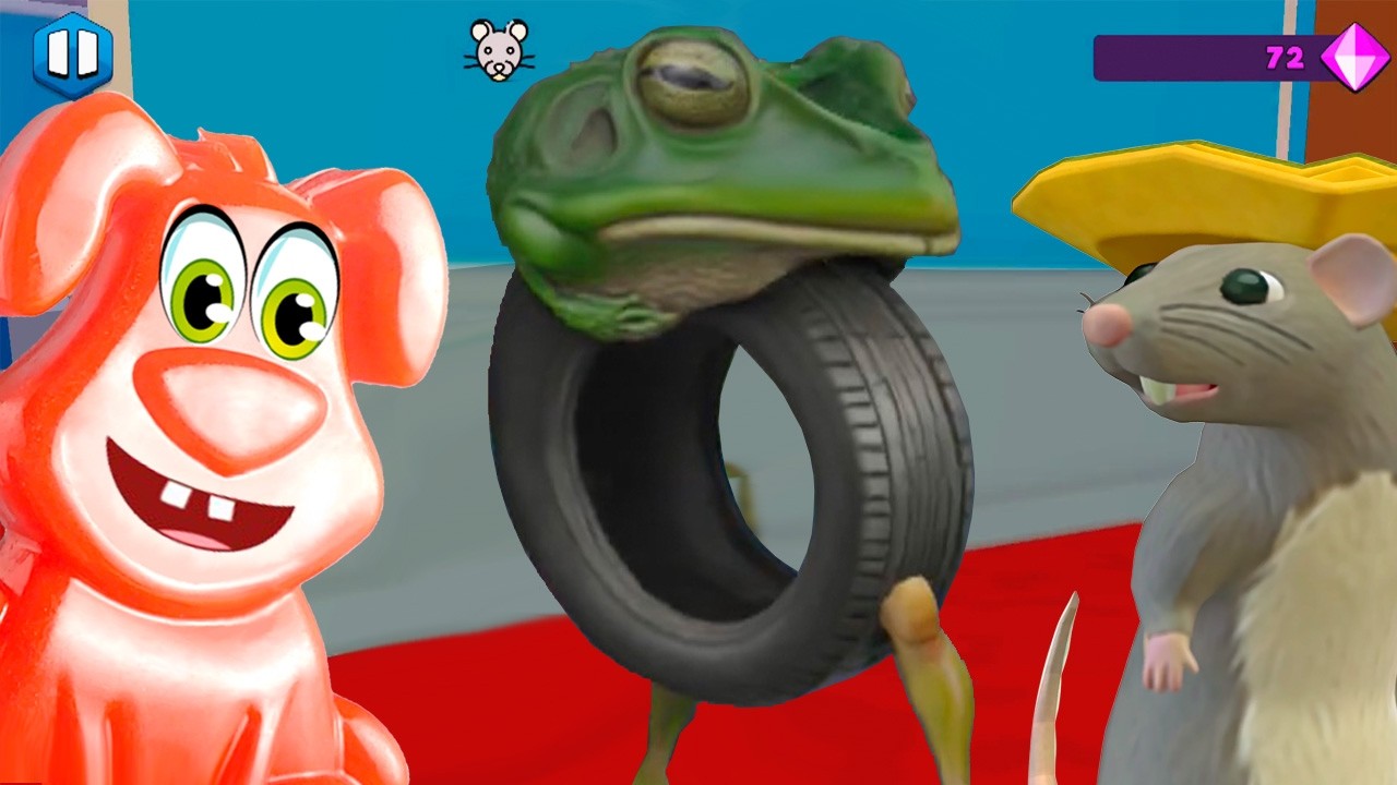 Крыса против монстров! Желейный Стасик играет в Rat Dance: Побег от Мемов. смотреть онлайн