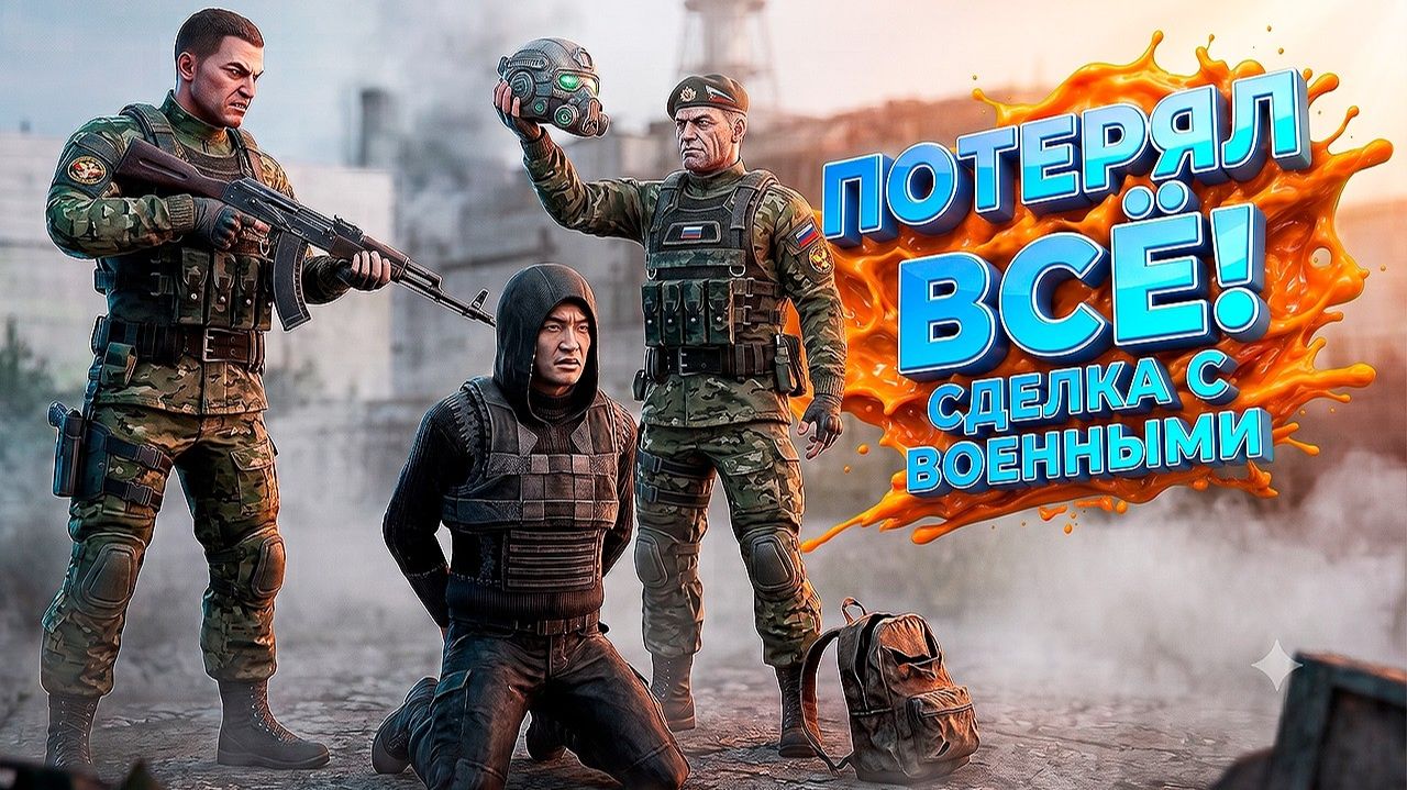 ПОШЕЛ НА СДЕЛКУ С ВОЕННЫМИ И ПОТЕРЯЛ ВСЁ в DayZ STALKER RP