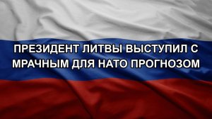 Президент Литвы выступил с мрачным для НАТО прогнозом