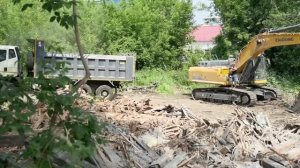 Снос аварийного дома на Касьянова. Иркутск