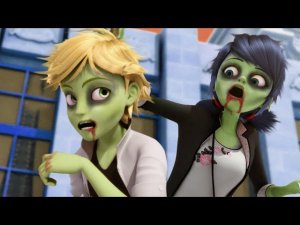 Маринетт и Адриан превратились в зомби! Miraculous Ladybug Speededit season 2