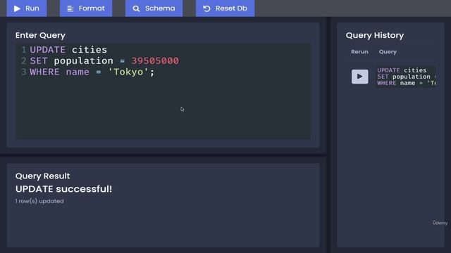 13. Updating Rows