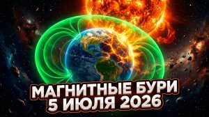 Магнитные бури 5 Июля 2026 года: Гигантский выброс плазмы на Солнце летит прямо к Земле