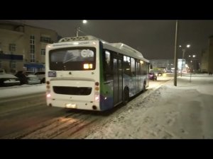 Новые автобусы в Омске. НефАЗ-5299-30-56 на 95 маршруте.