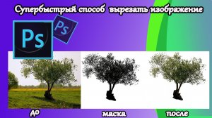 Супербыстрый способ вырезания объекта с фотографии
