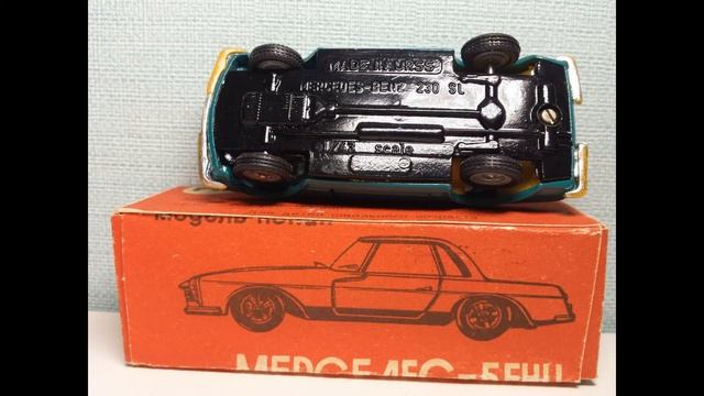 Mercedes-Benz 230 SL #diecast #1:43 #машинки #модельки #mebetoys #politoys #римейк #ремейк