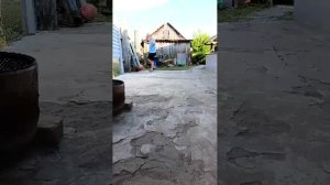 играю в футбол с другом