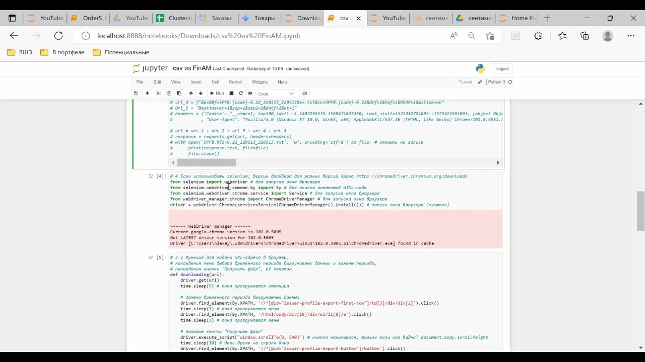 selenium на Python за 25 минут: автоматизированная выгрузка FinAM смотреть онлайн
