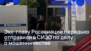 Экс-главу Росавиации Нерадько отправили в СИЗО по делу о мошенничестве