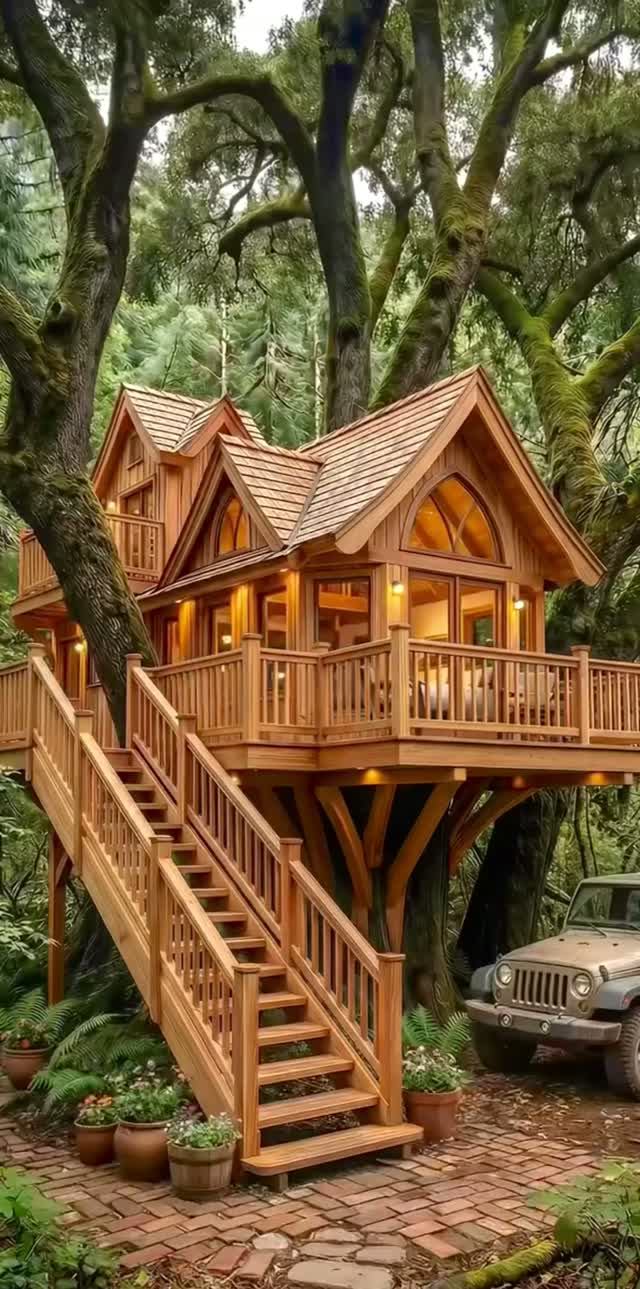 ДОМИК на ДЕРЕВЕ, как для себя 🏡