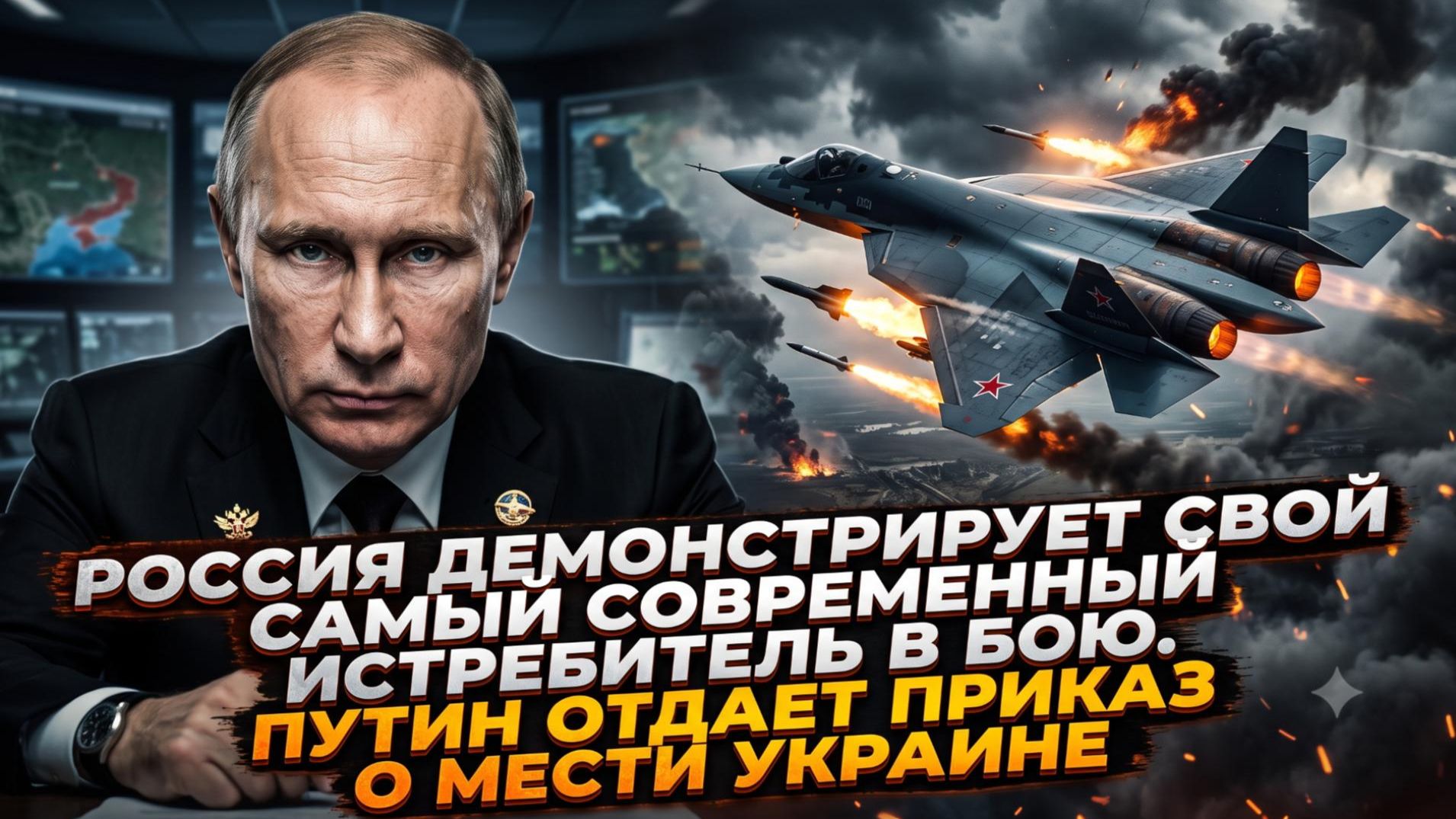 ✈️Русский ответ: новейший истребитель-невидимка впервые идет в бой! Месть Путина началась.