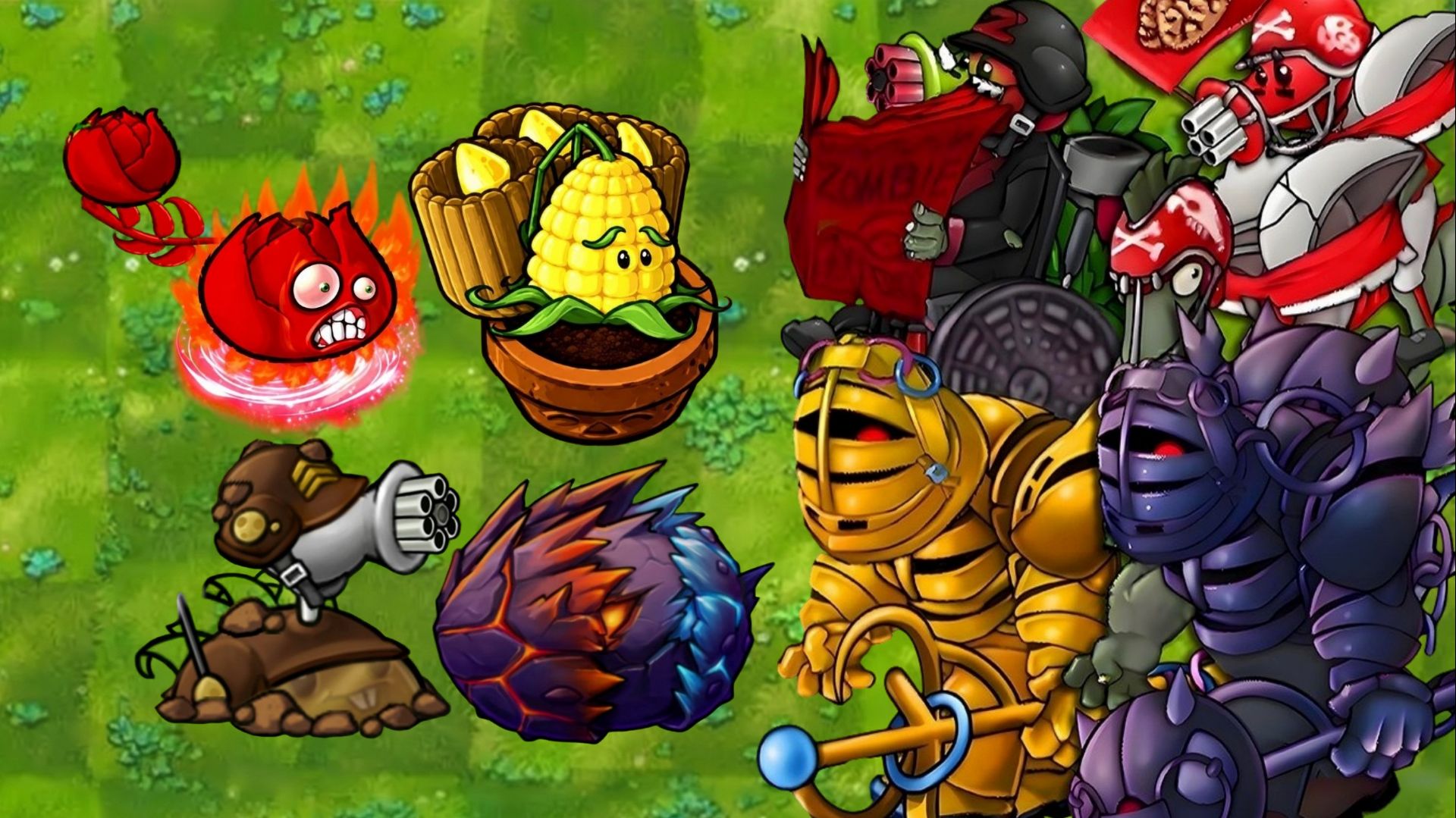 Растения против Зомби PVZ Fusion Plants vs Zombies ПвЗ битва прохождение топ