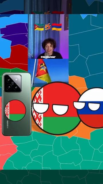 Реакция Беларуси на видео Мэнни #countryballs #кантриболлз смотреть онлайн