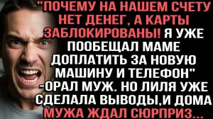＂Почему на нашем счету нет денег, а карты заблокированы! Я маме обещал деньги＂-орал муж