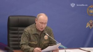 ‼️🇷🇺 Верховный Главнокомандующий заслушал доклад начальника Генерального Штаба об обстановке СВО
