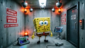 Я встретил Doodlebob в scp фонде! Это была ошибка...