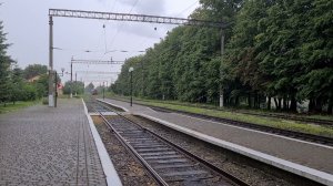 ТЕПЛОВОЗ 2М62У-215 С ПРИВЕТЛИВОЙ ЛОКОМОТИВНОЙ БРИГАДОЙ ТИФОН ГУДОК ГРОМКИЙ ДИЗЕЛЬ-ПОЕЗД Д1628-1