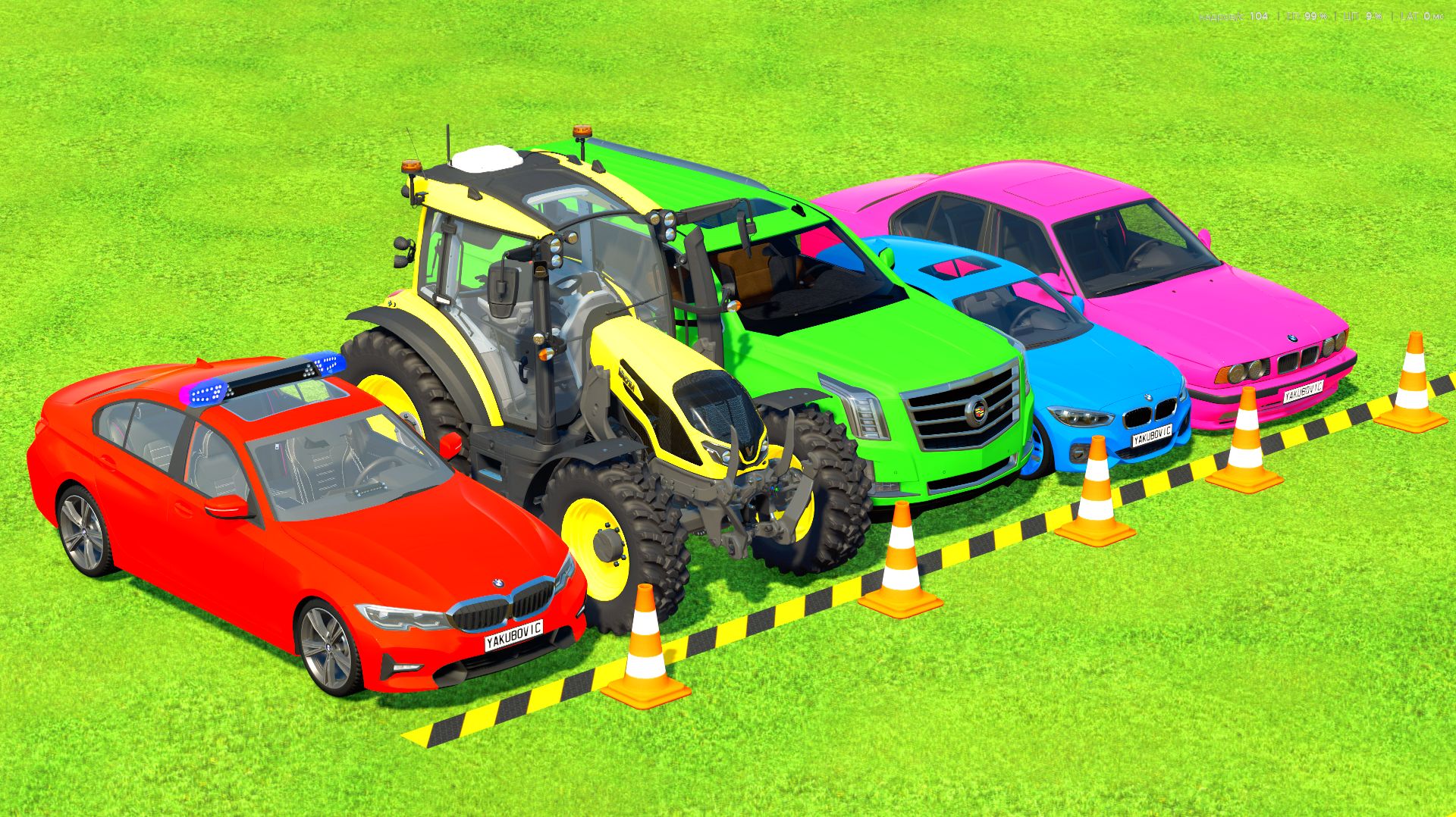 ТРАНСПОРТИРОВКА ПОЛИЦЕЙСКОЙ BMW, VALTRA, CADILLAC НА НОВЫХ ГРУЗОВИКАХ МАН Часть 1