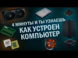Из чего состоит компьютер. Наглядно и простым языком за 4 минуты