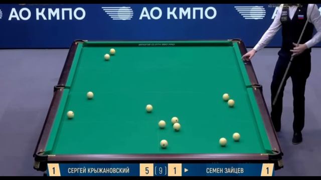 Бильярд..Финал К. Мира - 2026. Крыжановский - Зайцев. Бильярд, свободная пирамида. Кубок Раиса.