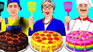 Кулинарный Челлендж: Я против Бабушки | Удивительный Челлендж с Едой