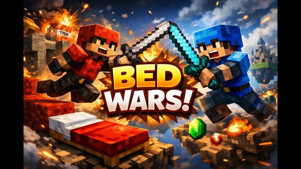 MINEKRAFT. Bedwars 4/8 и 2/8 смотреть онлайн