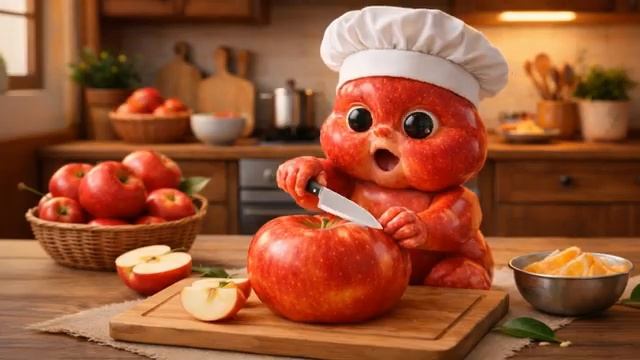 Crunchy ASMR! 🍓👶 Cute AI Fruit Babies Chefs . Фруктовый ИИ АСМР Мультик для спокойствия и отдыха смотреть онлайн