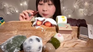 ASMR Wagashi Mochi Japanese Desserts [Mukbang_ Eating Sounds]