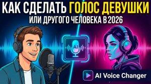 КАК СДЕЛАТЬ ГОЛОС ДЕВУШКИ ИЛИ ДРУГОГО ЧЕЛОВЕКА В 2026 | AI Voice Changer