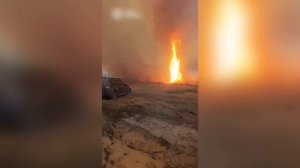 В Чернобыльской зоне возник огненный смерч